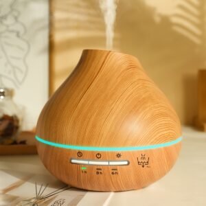 Large Capacity Wood Grain Aroma Essential Oil Diffuser