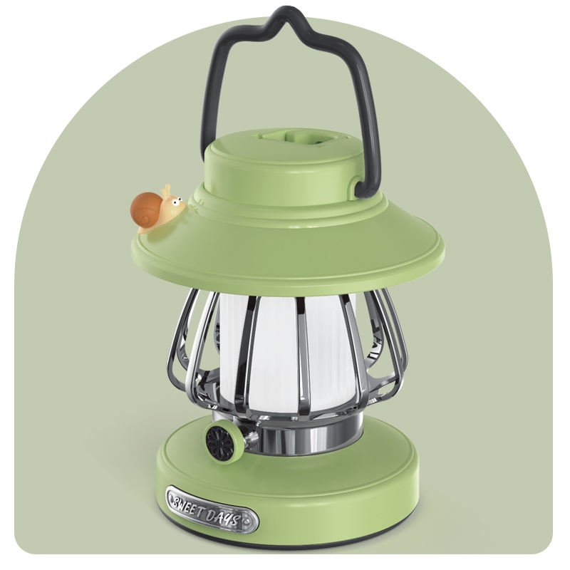 USB Rechargeable Cartoon Snail Portable Hanging Night Lamp - Image 2