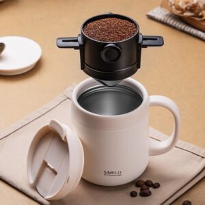 Single Piece Stainless Steel Coffee Straine