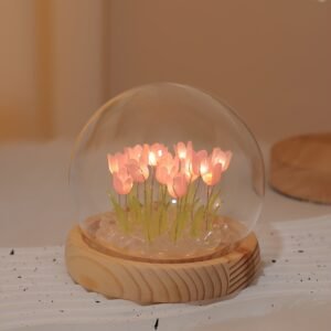 10 Flower Tulip LED Night Light Decorative Table Lamp