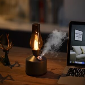 Vintage Kerosene Lamp Style Humidifier And Night Light