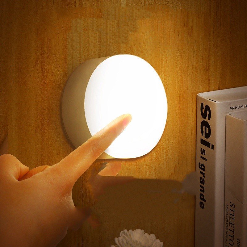 3 Color LED Rechargeable Table Lamp And Bedside Night Light
