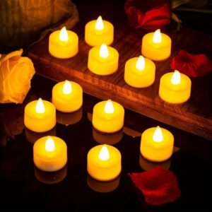 Flameless LED Tea Light Candles For Home And Decoration