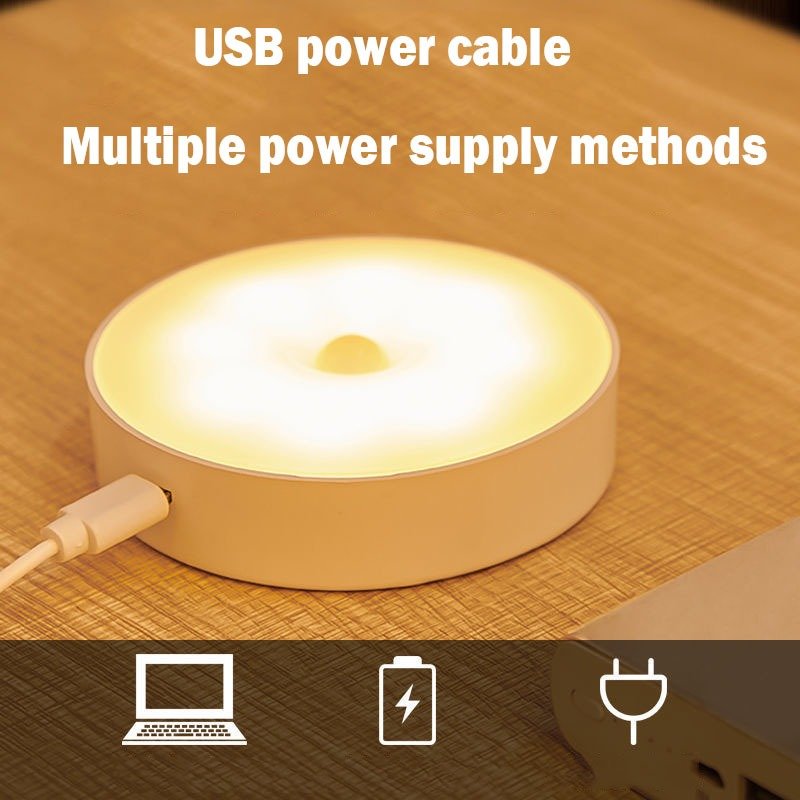 3 Color LED Rechargeable Table Lamp And Bedside Night Light - Image 3