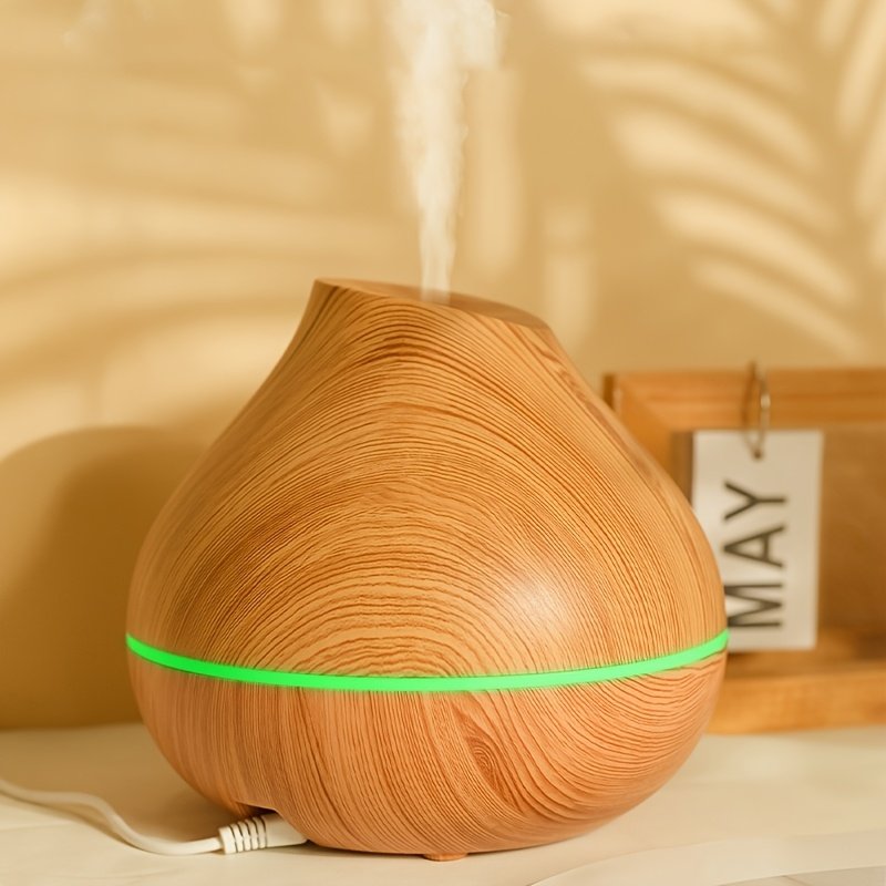 Large Capacity Wood Grain Aroma Essential Oil Diffuser - Image 4
