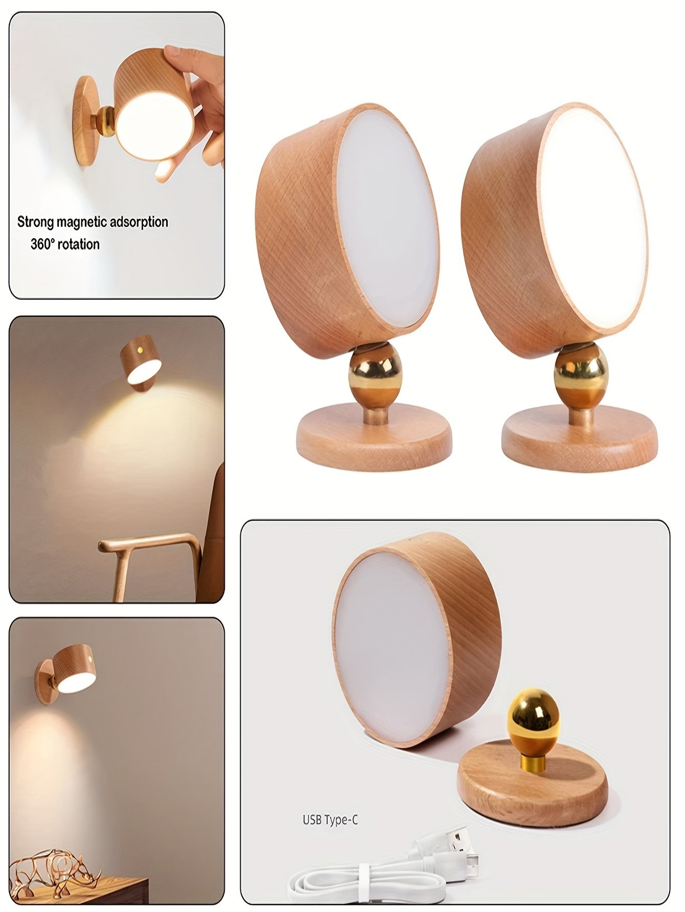 Creative LED Bedside Desk Lamp For Bedroom And Indoor Use - Image 4