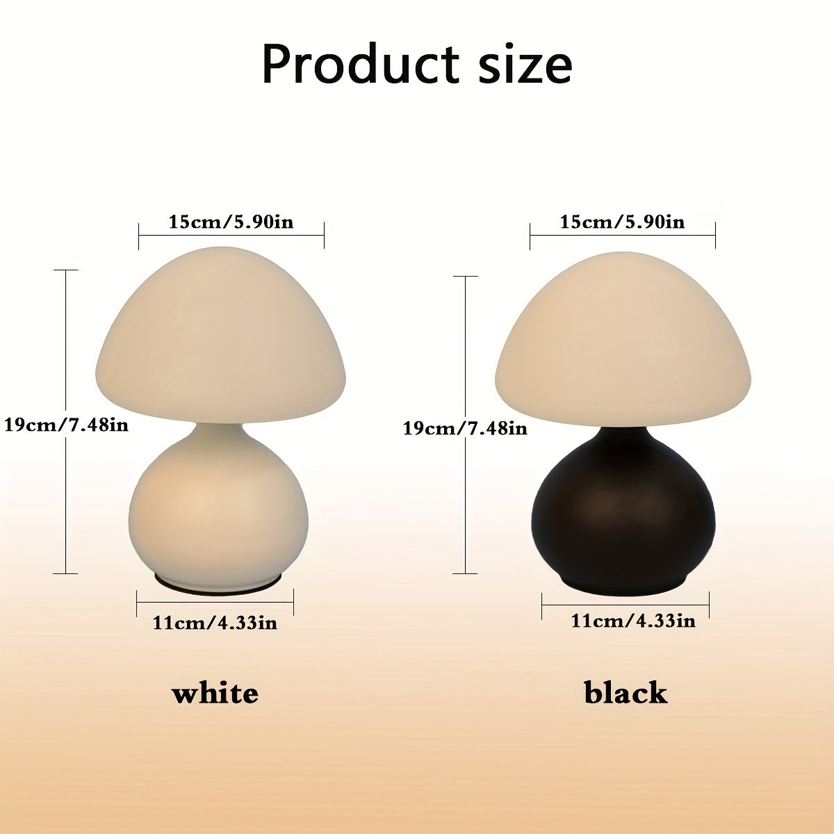 Modern Creative Mushroom LED Table Lamp For Bedroom And Desk - Image 2