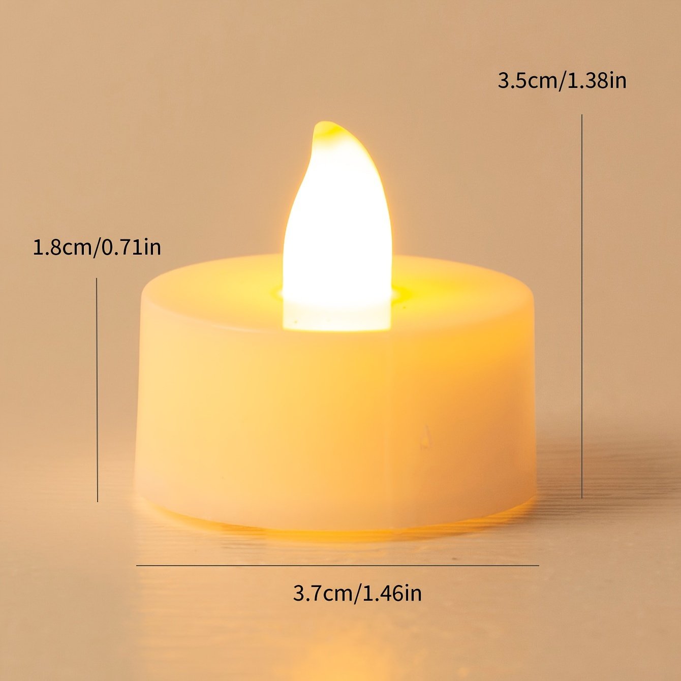Flameless LED Tea Light Candles For Home And Decoration - Image 2