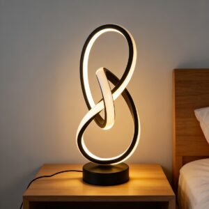 Modern Creative Spiral USB LED Desk Lamp For Bedroom And Office