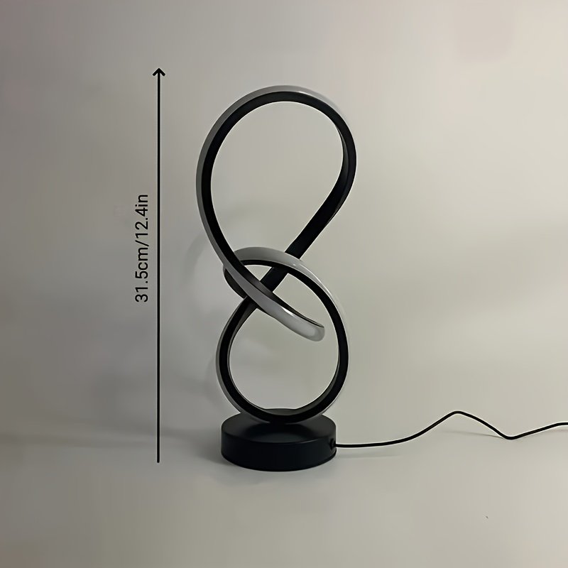 Modern Creative Spiral USB LED Desk Lamp For Bedroom And Office - Image 4