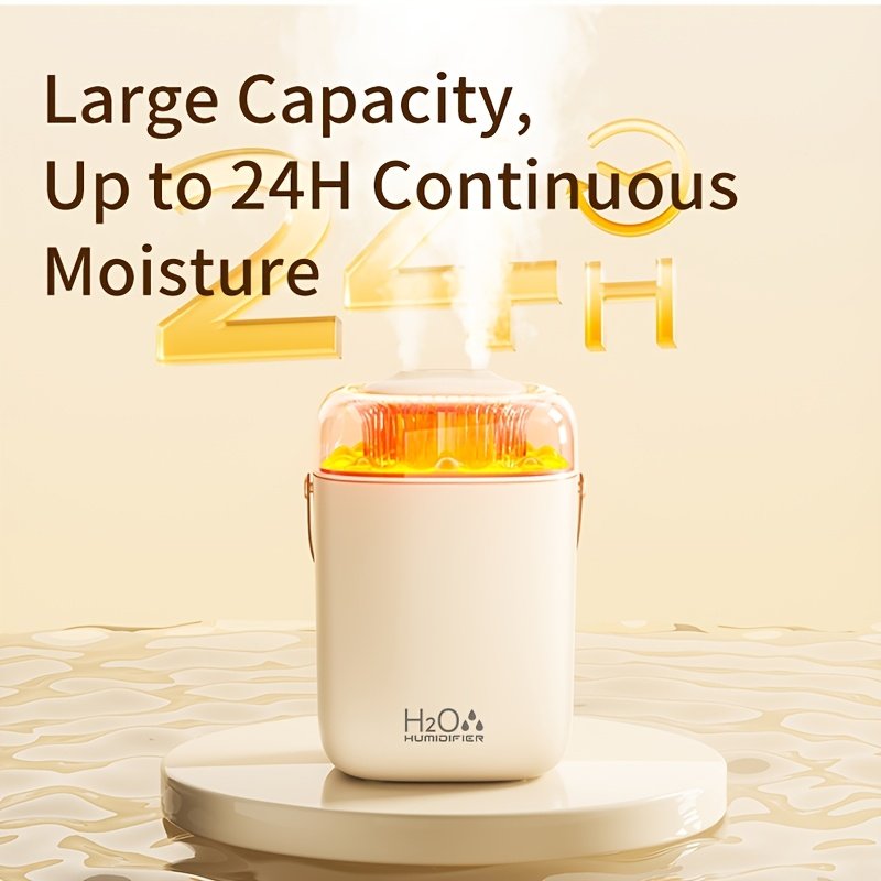 Dual Spray Air Humidifier With Adjustable Color LED Lights - Image 3