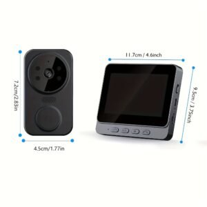 Wireless Video Doorbell: No Wifi/App Needed