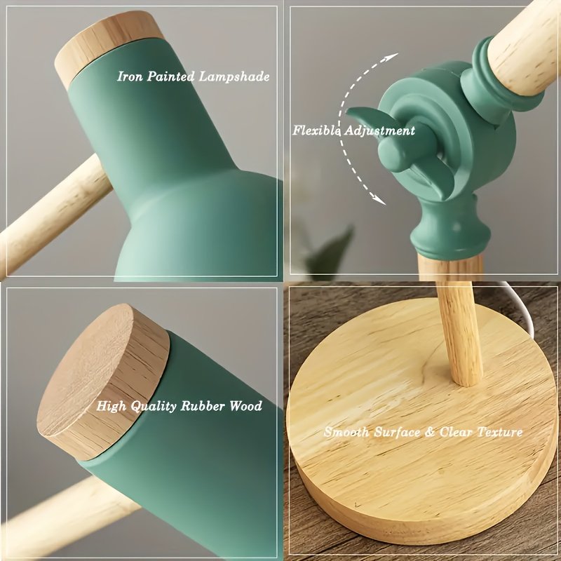 USB Powered Green LED Desk Lamp For Study And Office Use - Image 3